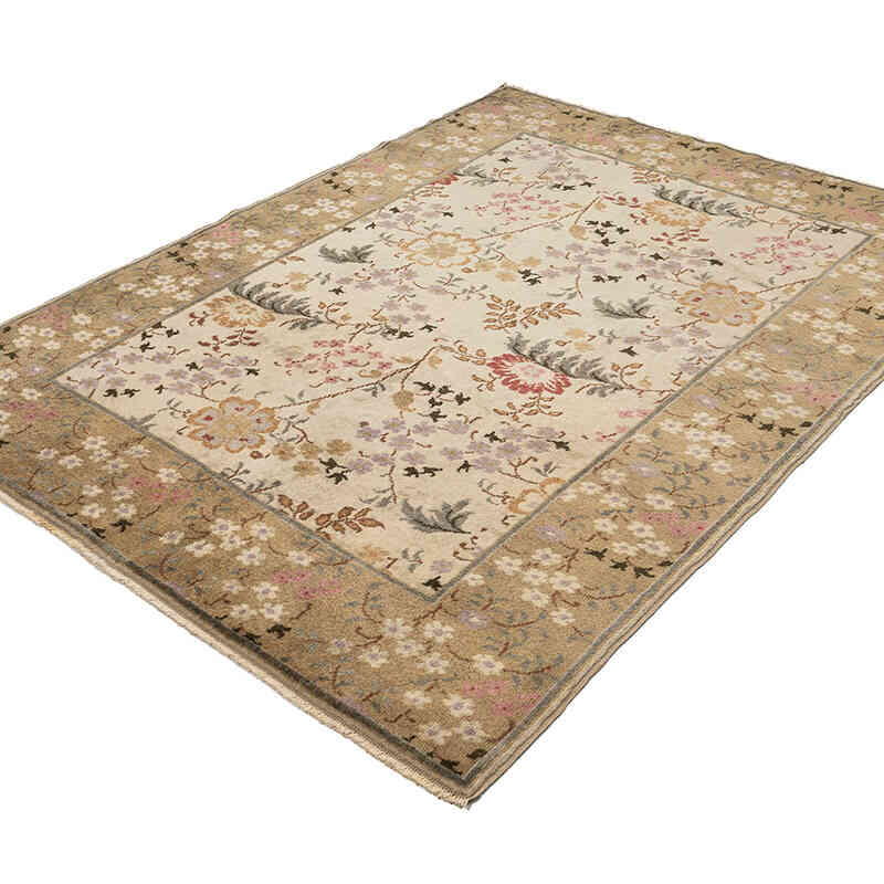 Turkish Hand-Knotted Rug - 5'  x 6' 6" (60" x 78") - K0079425