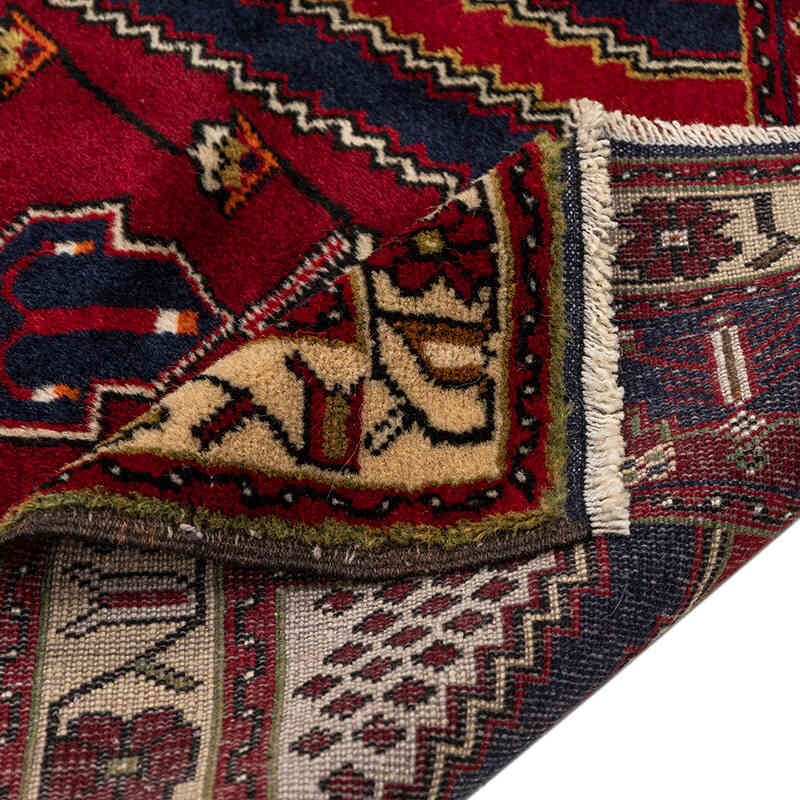 Vintage Turkish Hand-Knotted Rug - 3' 3" x 6' 3" (39" x 75") - K0079427