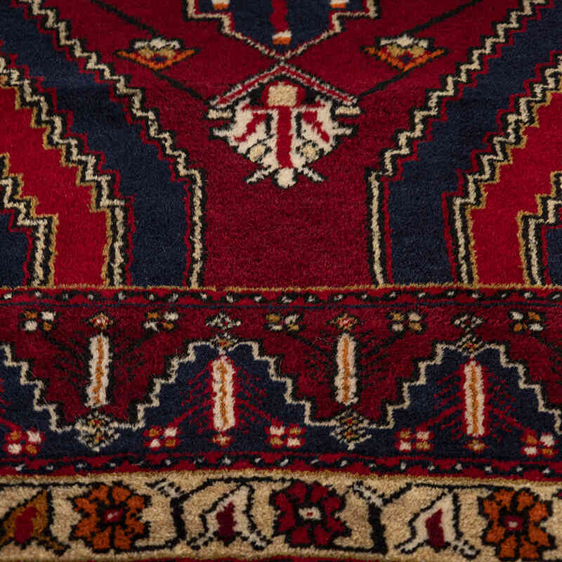 Alfombra Vintage Turca Anudada a Mano - 100 cm x 193 cm - K0079428
