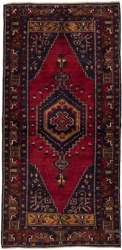 Vintage Turkish Hand-Knotted Rug - 4'  x 8' 2" (48" x 98")