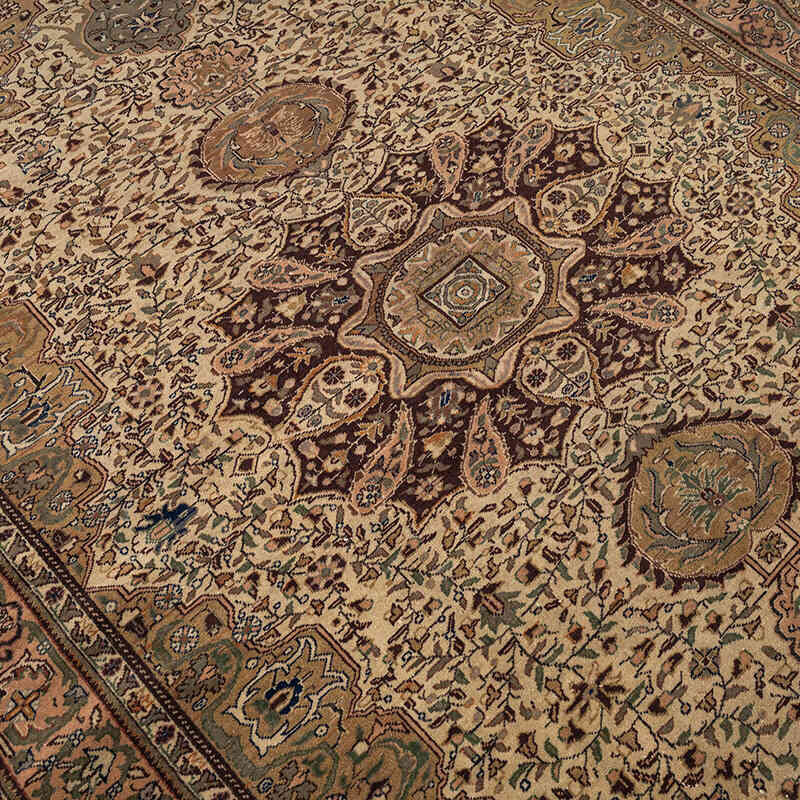 Alfombra Vintage Turca Anudada a Mano - 192 cm x 290 cm - K0079433