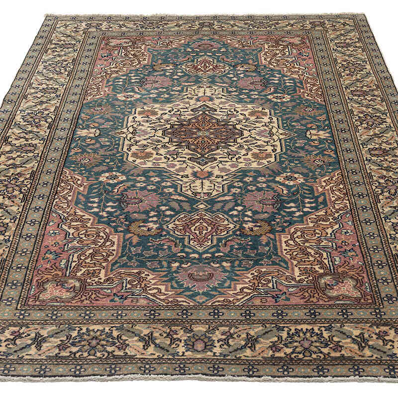 El Dokuma Vintage Halı - 144 cm x 212 cm - K0079434