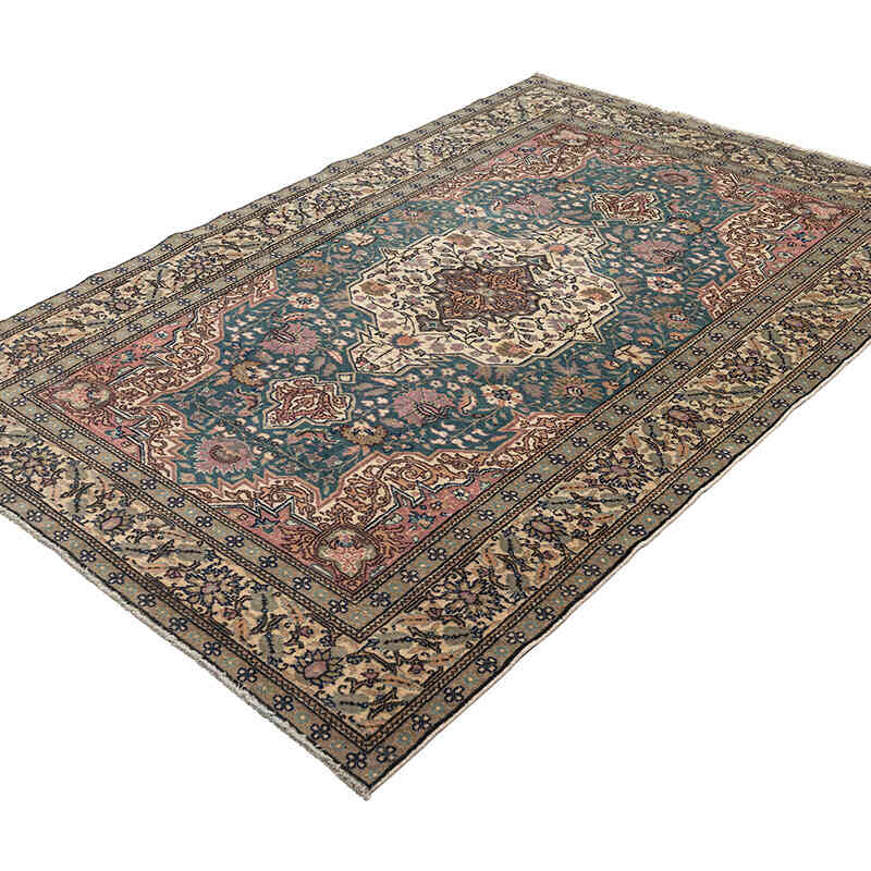El Dokuma Vintage Halı - 144 cm x 212 cm - K0079434