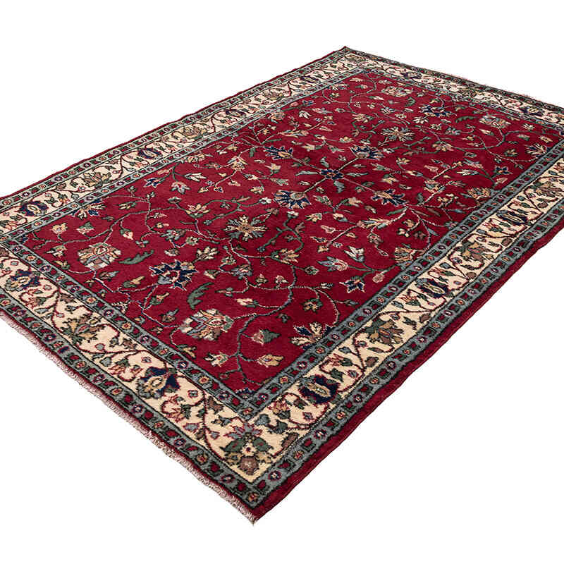 El Dokuma Vintage Halı - 163 cm x 240 cm - K0079436