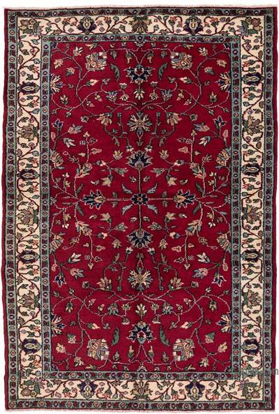 Vintage Turkish Hand-Knotted Rug - 5' 4" x 7' 10" (64" x 94")