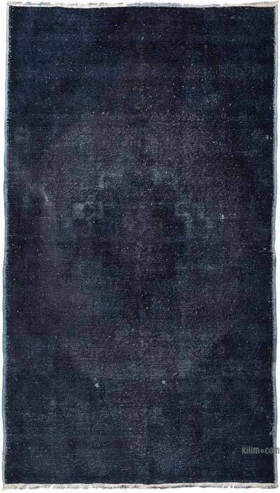 Alfombra Turca Vintage Sobre-teñida - 134 cm x 238 cm