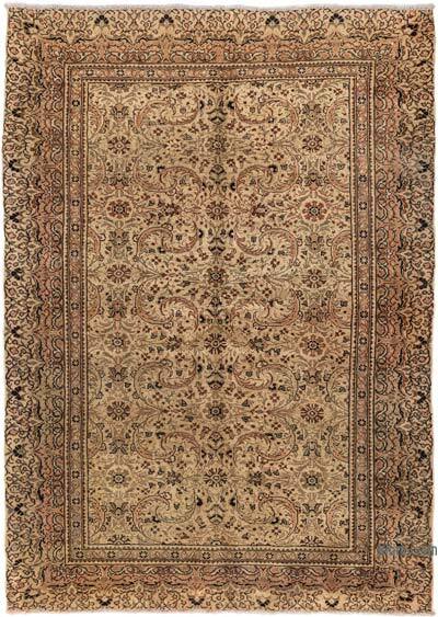Alfombra Vintage Turca Anudada a Mano - 150 cm x 207 cm
