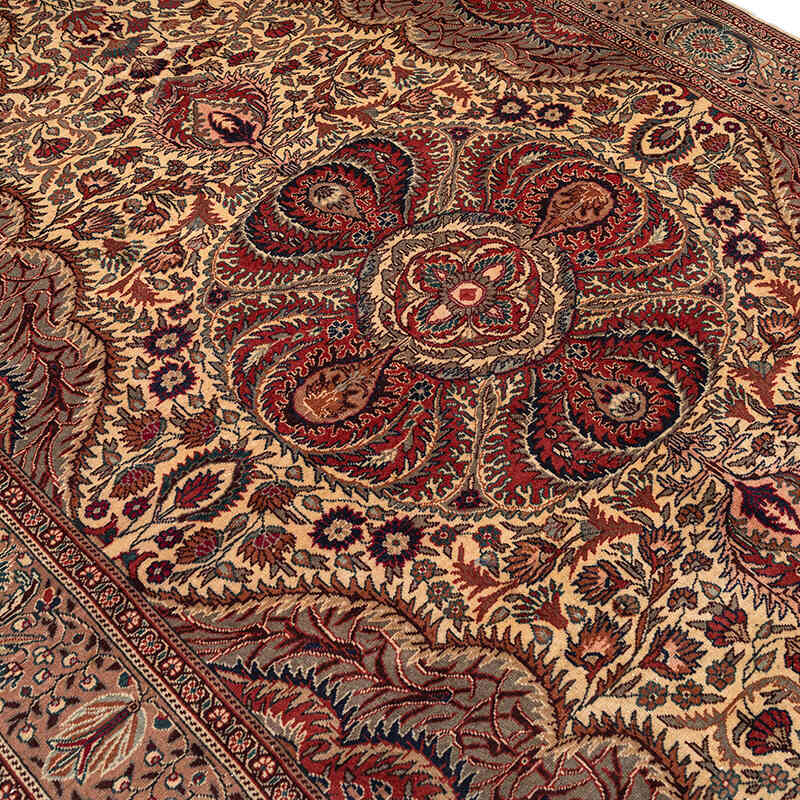 Vintage Turkish Hand-Knotted Rug - 6' 4" x 9' 6" (76" x 114") - K0079439