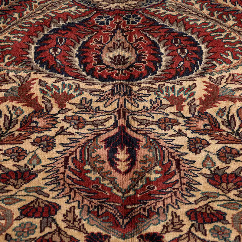 Vintage Turkish Hand-Knotted Rug - 6' 4" x 9' 6" (76" x 114") - K0079439