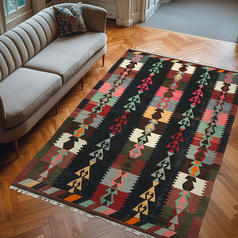 Vintage Karakecili Kilimi - 180 cm x 273 cm - K0079442