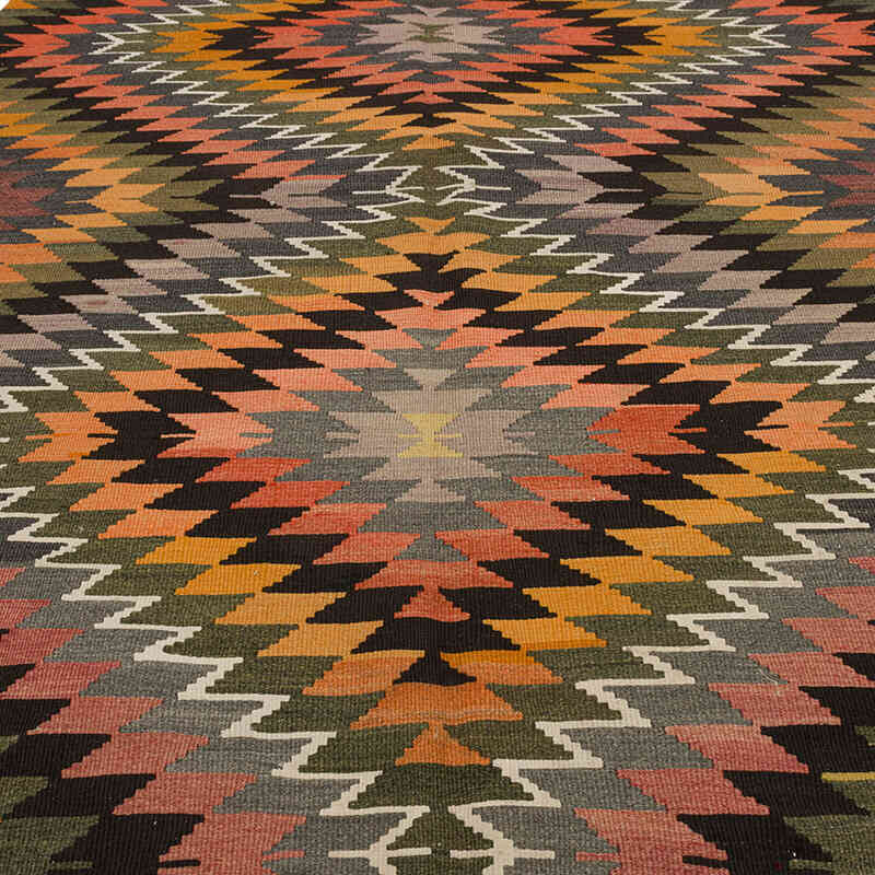 Vintage Konya Kilim Rug - 6'  x 9' 7" (72" x 115") - K0079444