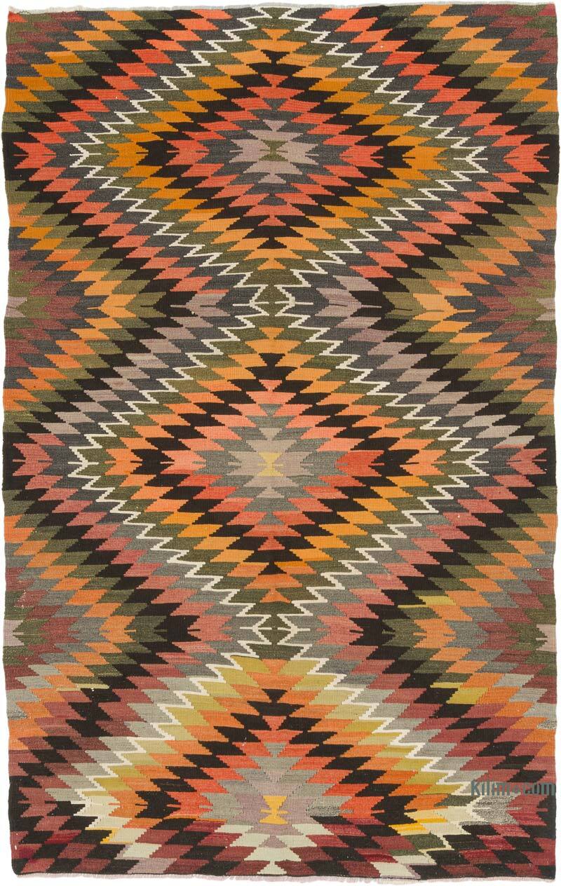 Vintage Konya Kilim Rug - 6'  x 9' 7" (72" x 115") - K0079444
