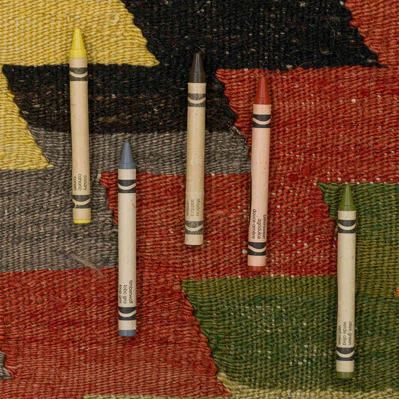 Alfombra Vintage Denizli Kilim - 144 cm x 328 cm - K0079446