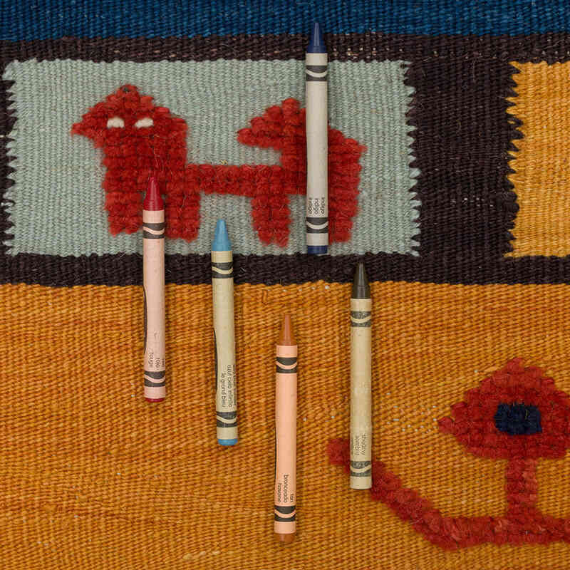 Nueva Alfombra Turca Kilim - 100 cm x 202 cm - K0079447