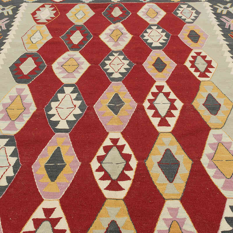New Handwoven Turkish Kilim Rug - 5' 9" x 7' 11" (69" x 95") - K0079448