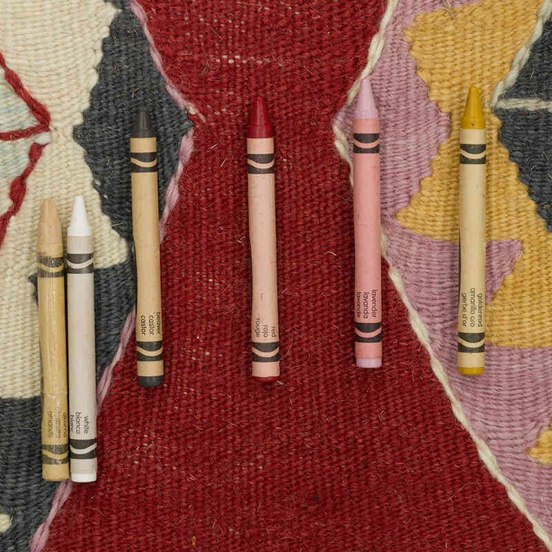 New Handwoven Turkish Kilim Rug - 5' 9" x 7' 11" (69" x 95") - K0079448