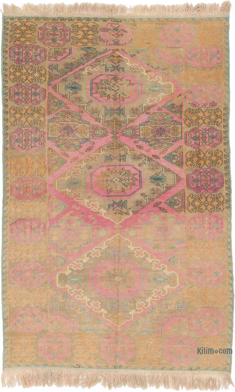 Vintage Caucasian Soumak Rug - 6' 8" x 10' 6" (80" x 126") - K0079452