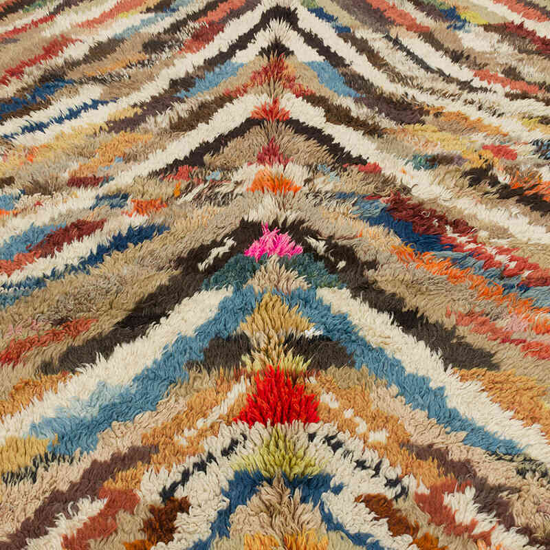 New Turkish Tulu Rug - 6' 11" x 9' 2" (83" x 110") - K0079454