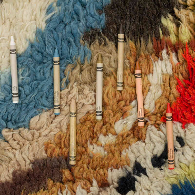 New Turkish Tulu Rug - 6' 11" x 9' 2" (83" x 110") - K0079454