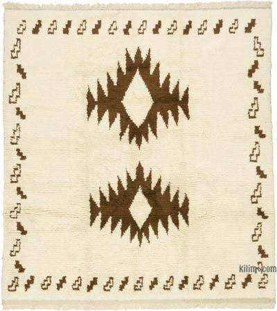 New Turkish Tulu Rug - 9' 7" x 10' 7" (115" x 127")