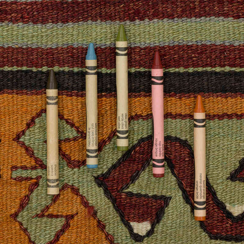Vintage Konya Kilim Rug - 5' 5" x 12'  (65" x 144") - K0079461