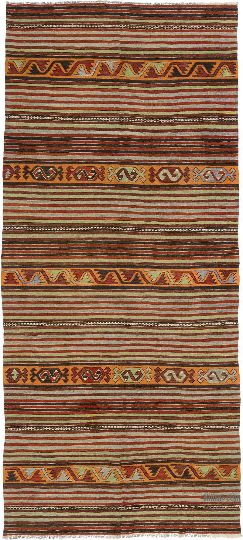 Vintage Konya Kilim Rug - 5' 5" x 12'  (65" x 144") - K0079461