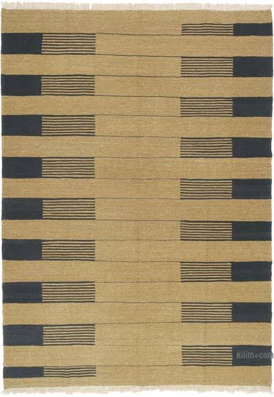New Handwoven Turkish Kilim Rug - 7' 9" x 10' 9" (93" x 129")