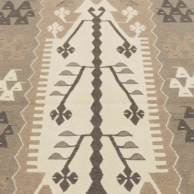 New Handwoven Turkish Kilim Rug - 3' 8" x 5' 7" (44" x 67") - K0079465