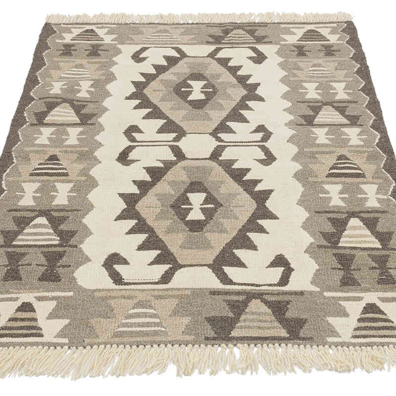 Yeni Kök Boya El Dokuma Kilim - 91 cm x 120 cm - K0079467