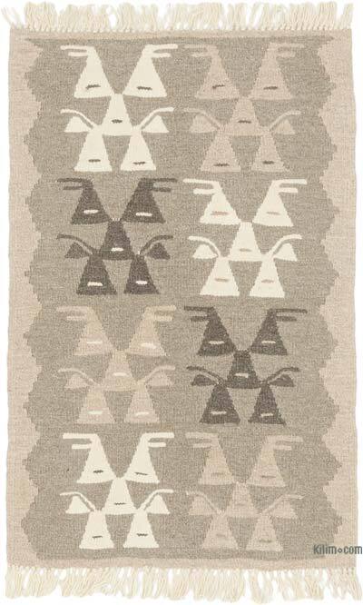 New Handwoven Turkish Kilim Rug - 2'  x 3' 1" (24" x 37")