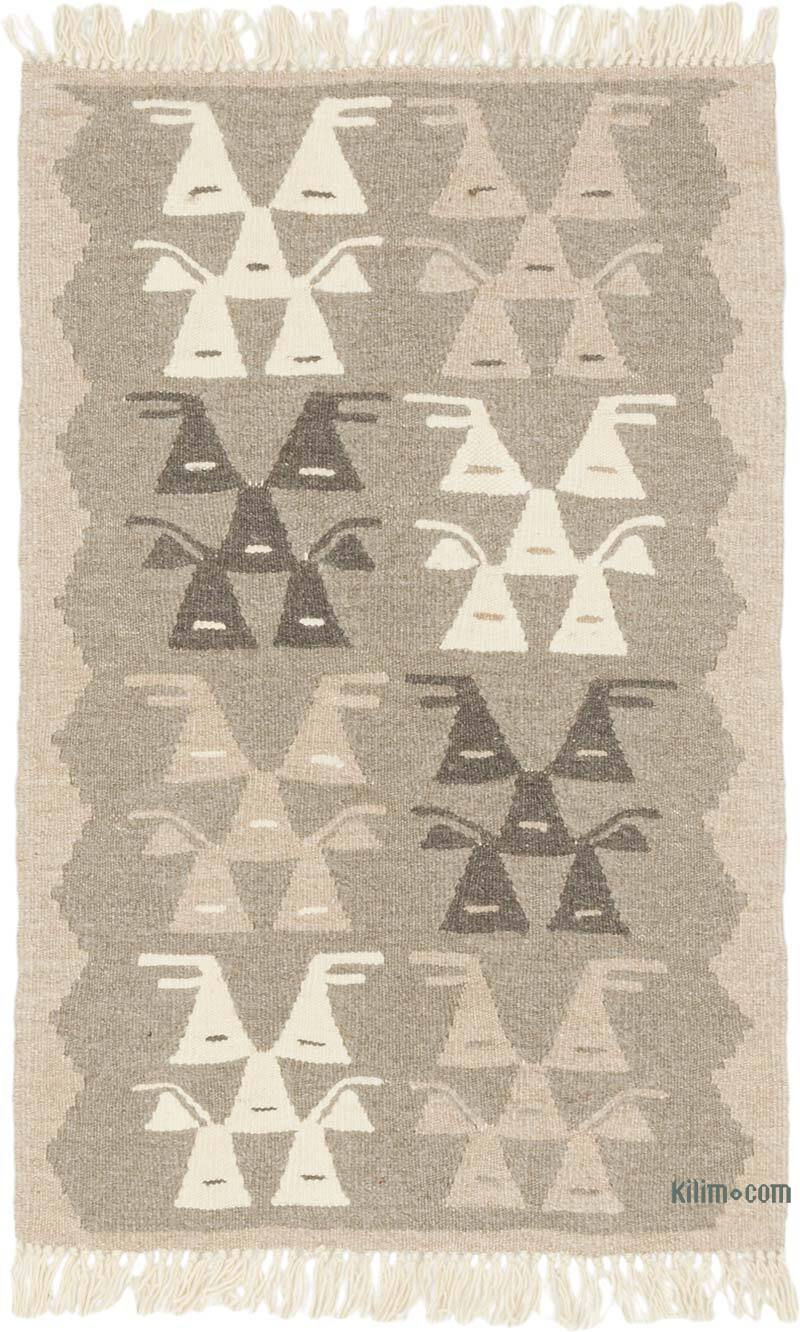 New Handwoven Turkish Kilim Rug - 2'  x 3' 1" (24" x 37") - K0079469