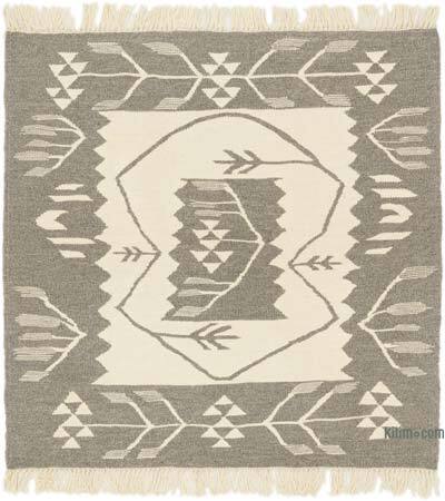 Yeni Kök Boya El Dokuma Kilim - 96 cm x 96 cm
