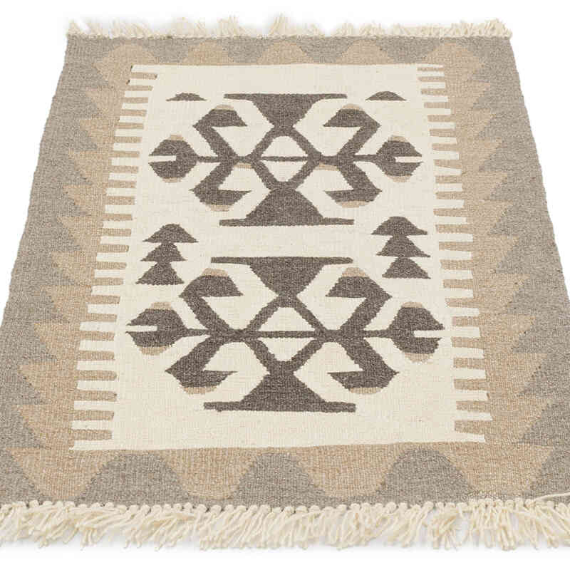 New Handwoven Turkish Kilim Rug - 2'  x 3' 1" (24" x 37") - K0079473
