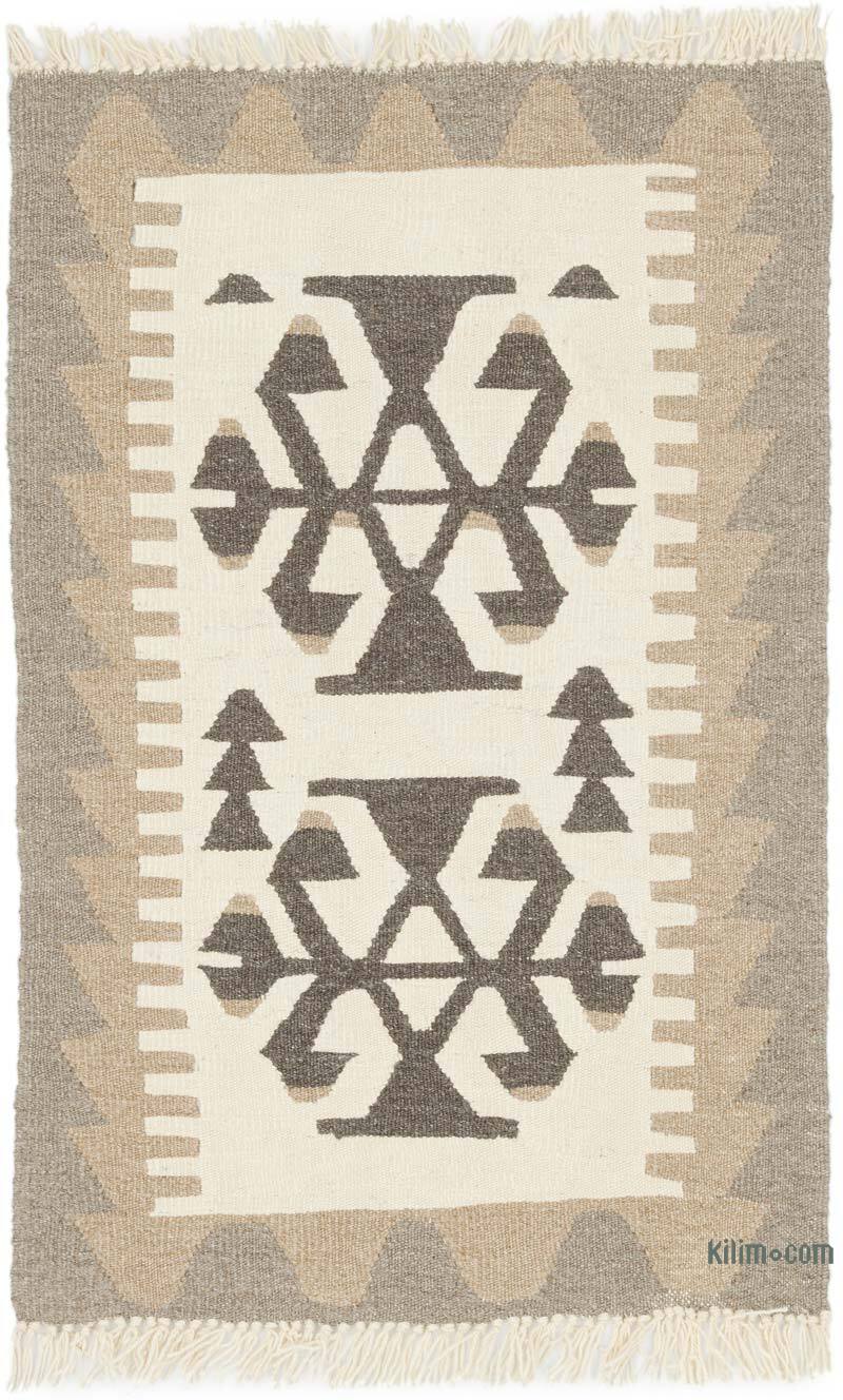 New Handwoven Turkish Kilim Rug - 2'  x 3' 1" (24" x 37") - K0079473
