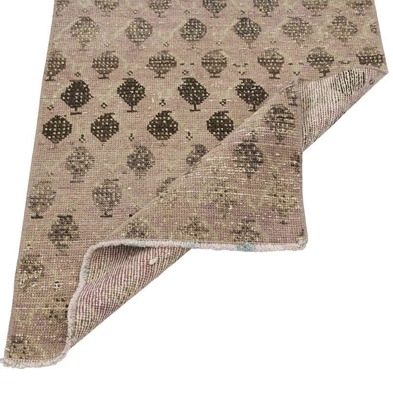 El Dokuma Vintage Halı - 61 cm x 79 cm - K0079479
