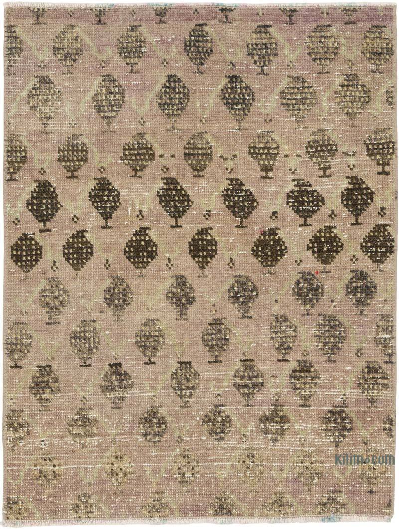 El Dokuma Vintage Halı - 61 cm x 79 cm - K0079479