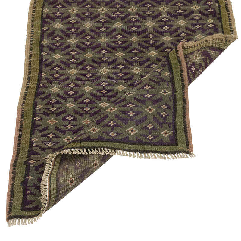 Vintage Turkish Hand-Knotted Rug - 1' 10" x 2' 10" (22" x 34") - K0079490