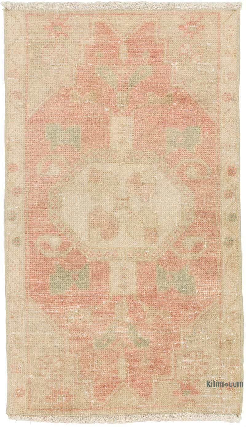 Alfombra Vintage Turca Anudada a Mano - 48 cm x 81 cm - K0079496