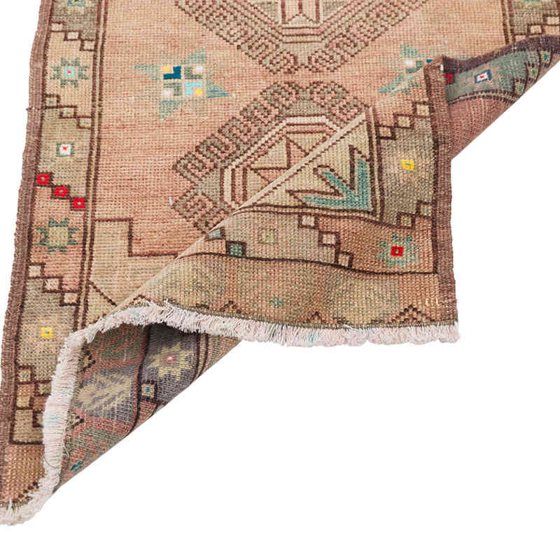 Alfombra Vintage Turca Anudada a Mano - 55 cm x 89 cm - K0079499