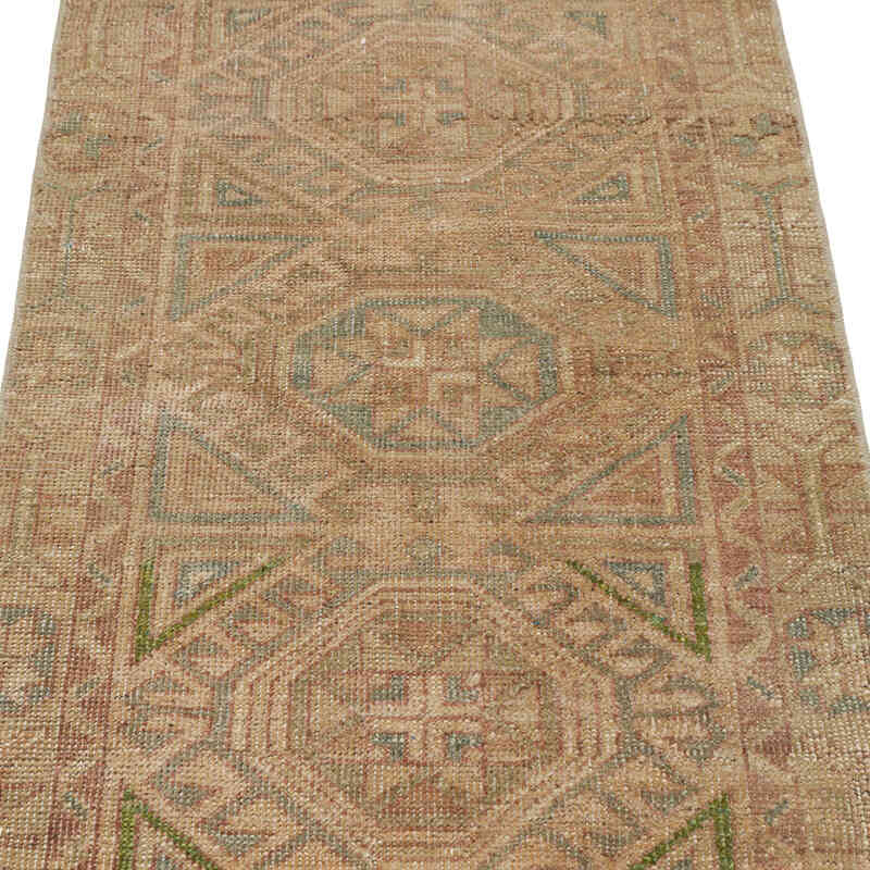 Vintage Turkish Hand-Knotted Rug - 1' 10" x 3' 6" (22" x 42") - K0079501