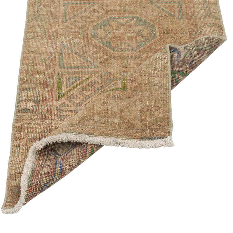 Vintage Turkish Hand-Knotted Rug - 1' 10" x 3' 6" (22" x 42") - K0079501