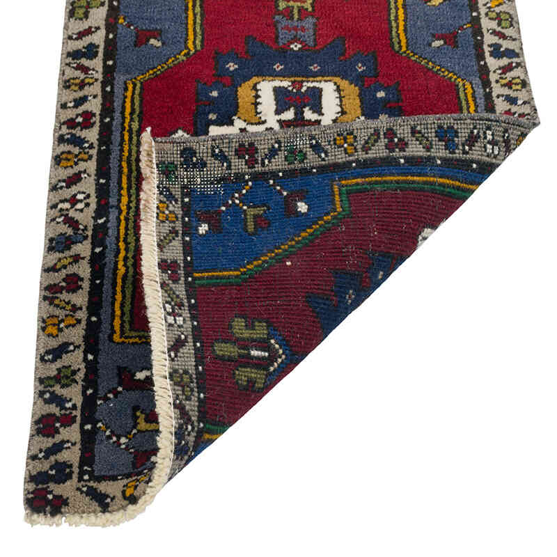 Vintage Turkish Hand-Knotted Rug - 1' 7" x 3' 10" (19" x 46") - K0079507