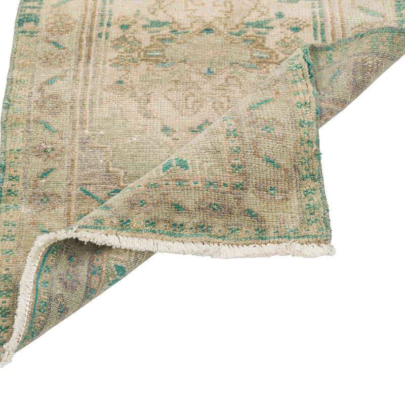 Vintage Turkish Hand-Knotted Rug - 1' 7" x 2' 11" (19" x 35") - K0079508