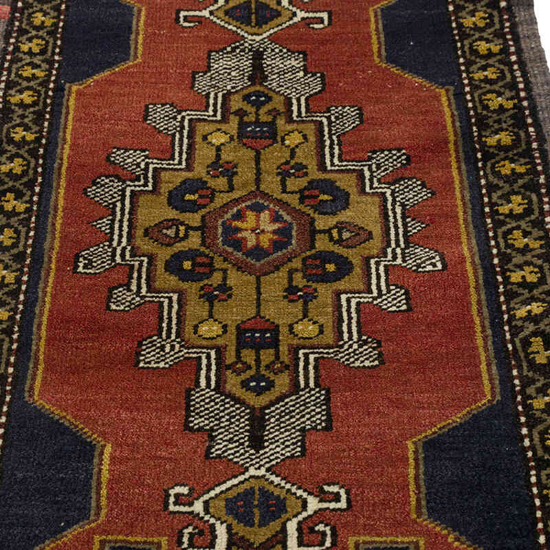 Alfombra Vintage Turca Anudada a Mano - 59 cm x 97 cm - K0079512