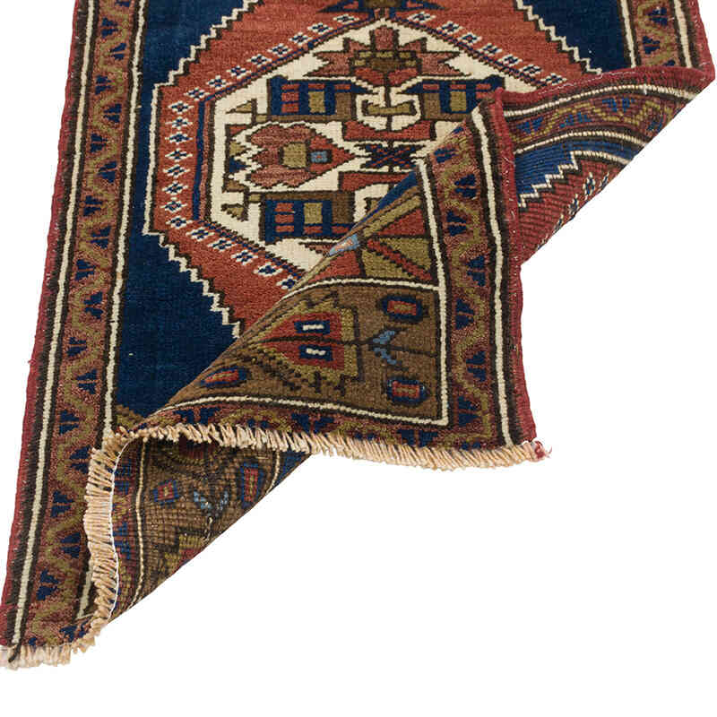 Alfombra Vintage Turca Anudada a Mano - 55 cm x 95 cm - K0079516