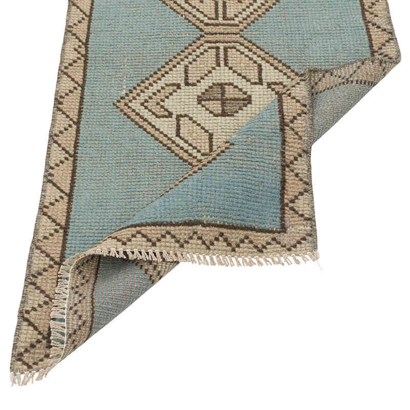 Alfombra Vintage Turca Anudada a Mano - 50 cm x 88 cm - K0079521