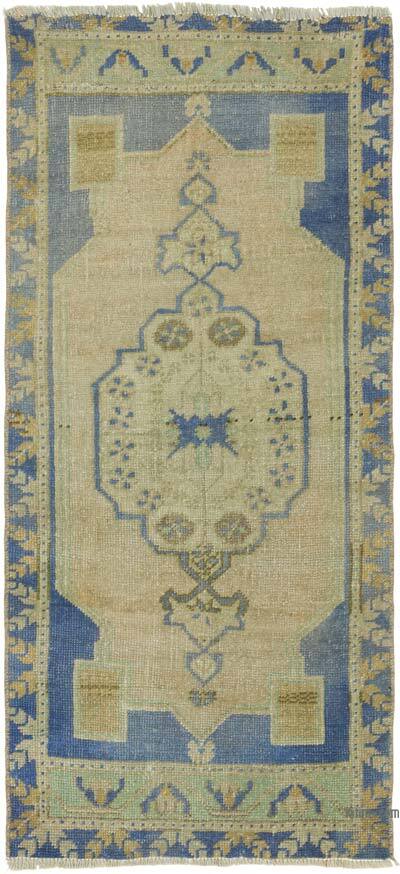 El Dokuma Vintage Halı - 50 cm x 110 cm