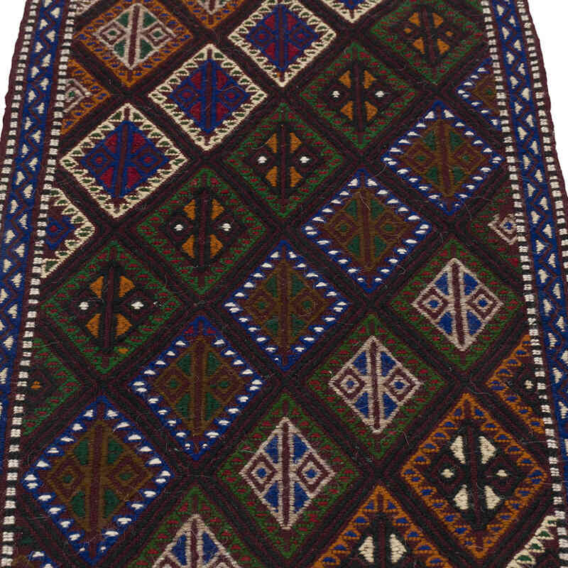 Alfombra Vintage Turca Anudada a Mano - 52 cm x 91 cm - K0079529