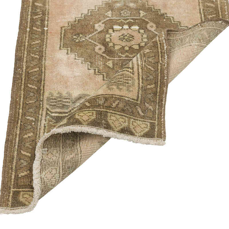 Alfombra Vintage Turca Anudada a Mano - 57 cm x 98 cm - K0079531