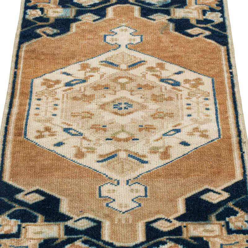 Vintage Turkish Hand-Knotted Rug - 1' 7" x 2' 9" (19" x 33") - K0079532